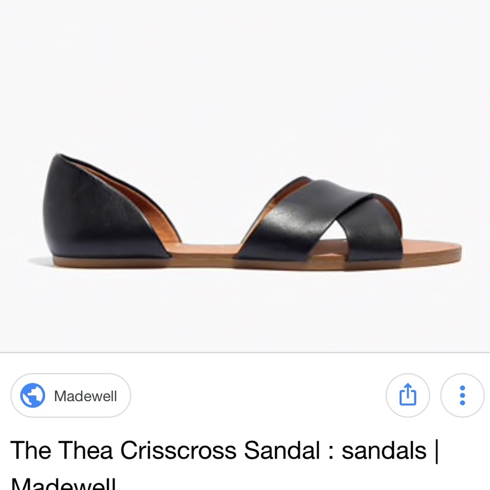 Madewell Thea Crisscross Sandal